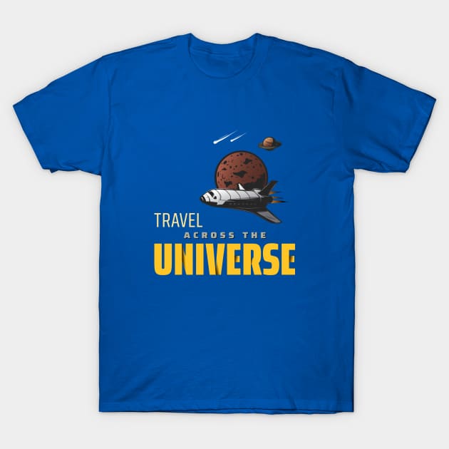 Travel across the universe T-Shirt by Little Painters